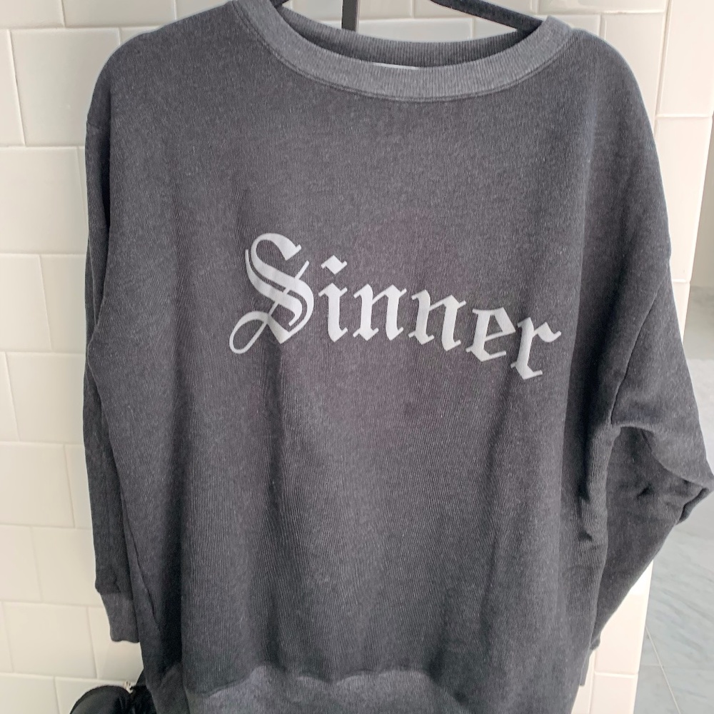 Wildfox oversized sweatshirt dress